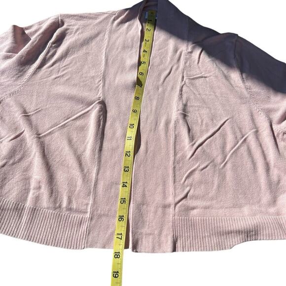 Calvin Klein women’s size XL cropped cardigan, light pink - Picture 8 of 8